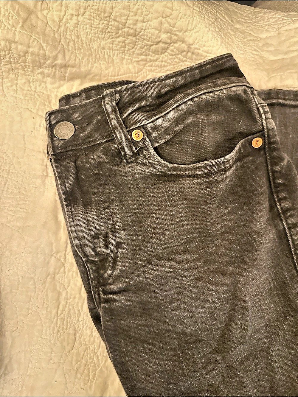 American Eagle Skinny Jeans in Dark Grey